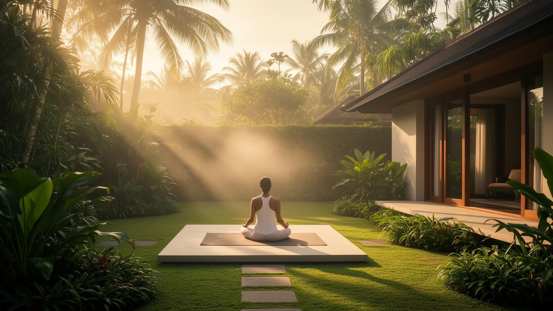 Peaceful retreat setting